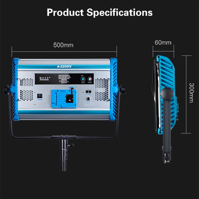 LED Photography Video lighting Studio Light Panel For Photo Shoot 100w ...
