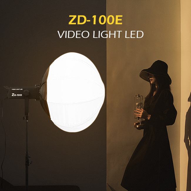 100w Led Photography Tv Studio Lighting 2700k 7500k Cob Aluminum Video ...